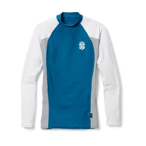 เสื้อแรชการ์ดแขนยาวคุณภาพพรีเมียมสำหรับผู้ชาย ผลิตจากวัสดุรักษ์โลก ระบายอากาศได้ดี ผลิตจากผ้าสแปนเด็กซ์และโพลีเอสเตอร์ น้ำหนัก 220 กรัม ขนาดสั่งทำได้ ขายส่ง - Product Image 1