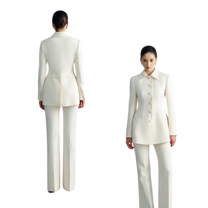 Mejor venta 73% Poliéster 17% Rayón 10% Spandex MABEL PANTALONES acampanados Pantalones y pantalones acampanados de pierna ancha para mujer Mayorista de ropa - Product Image 6