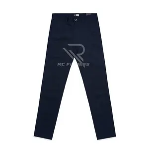 2024 Custom Wholesale Men's Casual Regular Fit Canvas <b>Pants</b> & Trousers 100% Cotton <b>Summer</b> - Product Image 1