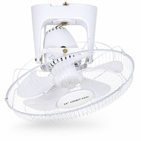 Ventilateurs de toit 16/18 pouces - Idéaux pour les cantines scolaires, les dortoirs du personnel, les chantiers, les cafétérias d'usine. Gauche-droite.