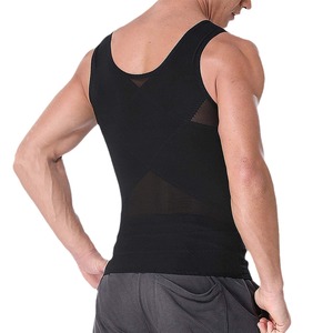 Gilet Modellante <span class=keywords><strong>Uomo</strong></span> 2026 di Tendenza, Top Fitness Snellente in Rete Elegante con Tre File di Bottoni - Product Image 4