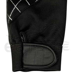 Gants de sport équestre noirs hommes femmes manchette flexible en cuir Pu quantité minimale de commande personnalisé 20 paires gants d'équitation de qualité d'exportation - Product Image 5
