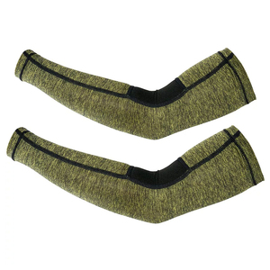 Manchons de compression pour les bras de couleur unie sur mesure pour hommes et femmes, sports, golf, volleyball, basketball, cyclisme, ensemble de manchons - Product Image 4