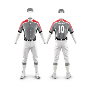 100% Polyester Imprimé Rayé Baseball Jersey Personnalisé Couleur Baseball Uniforme Ensembles Personnalisé Hommes Logo À Séchage Rapide Anti-Bactérien - Product Image 1