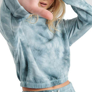 Sweat-shirts et pulls à capuche pour femmes en sublimation 2026, sweat-shirt unisexe uni à manches longues, sweat-shirt teinté avec poche à vendre - Product Image 3