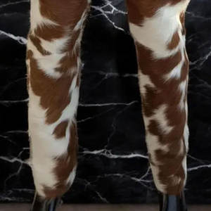 กางเกงหนังวัวคุณภาพสูงสำหรับผู้ชาย โรงงานผลิตโดยตรง รับออกแบบตามสั่ง กางเกงหนังวัวลำลองสำหรับผู้ชาย - Product Image 4