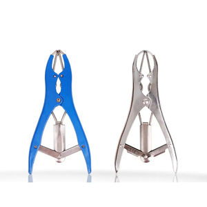 Alicates de expansión de ovejas sin sangre, expansor de boca, botas de acero inoxidable, protector de equitación, fórceps ajustables, patas, garras, caballo - Product Image 1