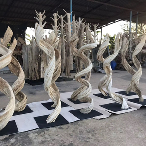 Art populaire Style Animal Thème À Travers-Sculpté En Bois Flotté Statue Sculpture Artisanale En Bois Oeuvre Taille Personnalisée Thaïlande Origine - Product Image 1