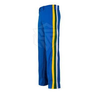 Pantalones de lona ligeros informales para hombre Poliéster transpirable con cintura elástica Patrón recto Lavado de colores en stock - Product Image 2