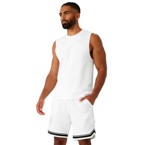 Camiseta sin mangas de algodón ligero para hombre, transpirable, informal, para playa, gimnasio, entrenamiento, estilo urbano, moda y en oferta. - Product Image 1