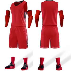 Ensemble d'uniformes de sport de basket-ball d'été personnalisés pour adultes, short grande taille respirant à séchage rapide, impression par sublimation de son propre logo - Product Image 5