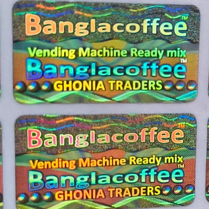 สติกเกอร์กระดาษกาวพิมพ์ความร้อนสีทองพรีเมียม พร้อมคิวอาร์โค้ด - Product Image 1