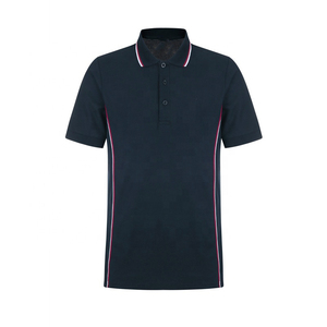 Polo de golf décontracté en toile 100% coton avec logo personnalisé pour hommes Nouveau design à manches courtes et à motif uni avec logo - Product Image 1