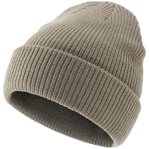Gorro morado oscuro nuevo 2025 para mujer, gorros cálidos de invierno, gorro de punto acrílico suave con puños diarios, gorro Jacquard Unisex, gorro - Product Image 2