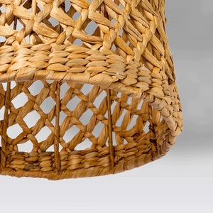 Pantalla de agua de Jacinto Vintage grande hecha a mano, diseño de paja tejida con estilo rústico, iluminación minimalista para el hogar, venta al por mayor - Product Image 6