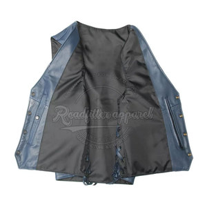 Good Quality 100% Leather Made Fashion <b>Vest</b> Reasonable Price <b>Men</b> Clothing Leather <b>Vest</b> - Product Image 3