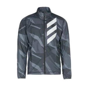 Chaqueta cortavientos personalizada barata al por mayor de color sólido negro OEM/chaqueta de entrenadores en blanco de moda callejera OEM - Product Image 5