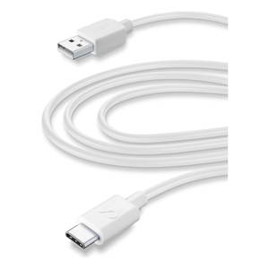 Cable de Alimentación USB-C USBDATACUSBC3MW de 3 Metros, Blanco, Adaptador y Conector Home XL - Product Image 1
