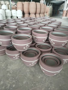 [Ruby Linh]-vente en gros, grand jardin extérieur rond, jardinières bleues pots en céramique vases pour plantes cylindre - Product Image 3