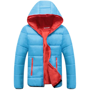 Vestes d'hiver légères à fermeture éclair de haute qualité avec capuche imprimée conception grande taille - Product Image 2