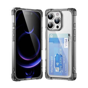 Funda Protectora con Ranura para Tarjetas para iPhone 16 Pro Max 6.9, Color Negro - Product Image 1