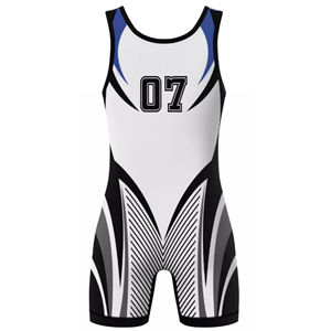 Singlet de Lucha Profesional de Material Elástico con Impresión Digital, Tela Transpirable, Color Personalizado - Singlet para Hombre de Pakistán - Product Image 3