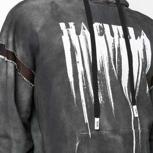 Nouveau style, nouvelle arrivée, taille personnalisée, sweat-shirt pour homme en coton mélangé, lavage à l'acide, vente chaude, basiques, coupe régulière, sweat-shirt pour homme en coton mélangé, lavage à l'acide - Product Image 6