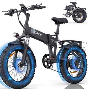 Nouveau Vélo de Montagne Électrique RidstarS Q20, Vélo Électrique avec Batterie 48V 20AH, Moteur 1000W, Pneus de 20 Pouces, Autonomie 150KG Charge Maximale - Product Image 1