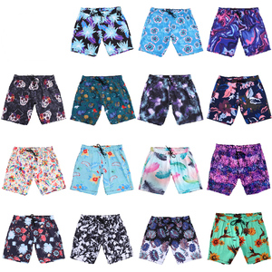 Venta al por mayor de verano de secado rápido comodidad, cintura elástica cordón nadador hombres natación corto - Product Image 3