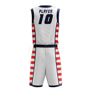 Logotipo personalizado hecho hombres ropa deportiva uniforme de baloncesto OEM personalizado secado rápido uniforme de baloncesto - Product Image 3