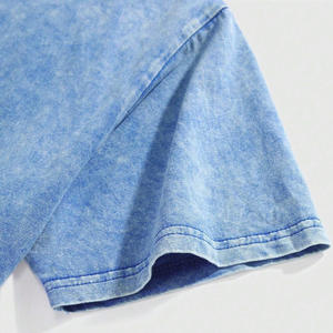 เสื้อยืดโอเวอร์ไซส์ยูนิเซ็กซ์ ล้างสีแบบวินเทจ ผ้าฝ้าย 100% ทรงหลวม แขนสั้น สไตล์ลำลอง สำหรับผู้ชาย สตรีทแวร์ - Product Image 4