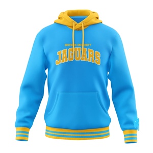 Sweat-shirts gaufrés pour hommes et femmes de l'Université du Sud A&M College, vêtements d'hiver en polaire imprimée, techniques de broderie, couleur unie - Product Image 1