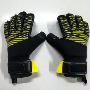 Gants de gardien de but professionnels en cuir véritable, en latex allemand, 4 mm, respirants, légers et entièrement personnalisables, vente en gros - Product Image 2