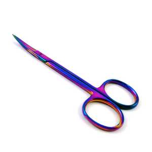 Hot Selling Stainless Steel Plating Mini Professional Sharp Curved Head Beauty <b>Scissors</b> for Personal Care - Product Image 4