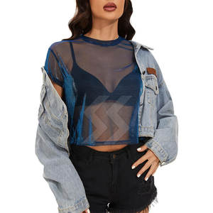 Camisetas de Malla Cuadradas para Mujer, Transpirables, de la Mejor Calidad a un Precio Razonable - Product Image 6