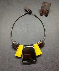 Haute Résine Époxy Fashion Top Design Long Gland Collier Bohême À La Main Résine Pendentif Collier - Product Image 1