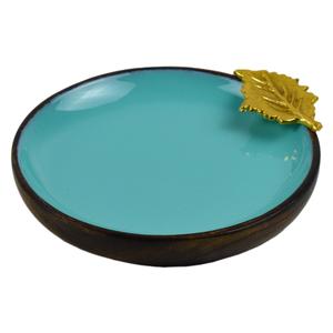 Bandeja de Servicio Vintage Más Vendida, Diseño Tradicional de Metal de Aluminio con Acabado Pulido Brillante, Bandeja Redonda - Product Image 6