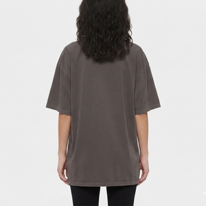 Camiseta de Cuello Redondo Extra Grande para Mujer, Corte Holgado, Color Sólido, 100% Algodón Jersey, Manga Corta, Largo Regular, para Todas las Temporadas - Product Image 5