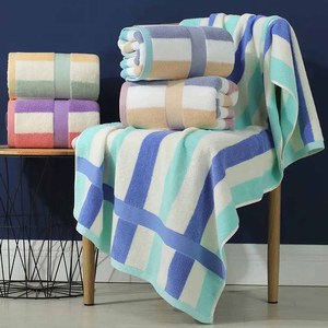 Serviette de bain de luxe 100% coton couleur unie tailles personnalisées chiffon de lavage de visage à séchage rapide 6 pièces ensembles de serviettes de bain imprimées chaudes - Product Image 6