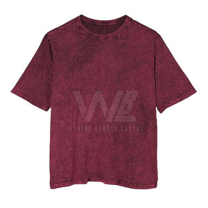 Camiseta de Manga Corta de Verano, Ligera, para Hombre, Color Personalizado, Camisetas para Hombre, Lavado Ácido, la Mejor Calidad - Product Image 1