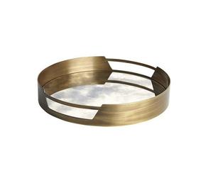 Plateau de collations à dessert de qualité supérieure pour accessoires de table Plateau de service couleur argent en acier inoxydable - Product Image 6