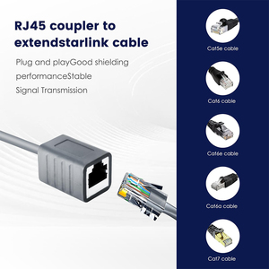 สายแปลง CAT6 RJ45 แบบพรีเมียม ตัวผู้เป็นตัวเมีย สำหรับต่อขยายเครือข่าย Starlink Gen3 Mini Outdoor - Product Image 1
