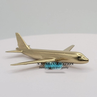 Modèle d'avion Art Déco en aluminium – Décoration inspirée de l'aviation pour la maison, le bureau ou l'étagère