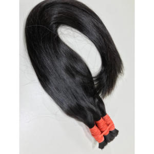 Caliente tendencia 100% Natural recto mejor calidad ruso extensiones de cabello humano largo 40-70cm tinte paquetes de Color oscuro - Product Image 1