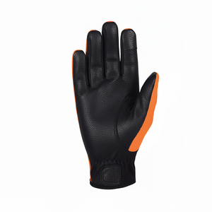 Gants d'équitation professionnels unisexes antidérapants à doigts complets avec fermeture à boucle et crochet, design de logo personnalisé, polyester d'été, équitation - Product Image 3