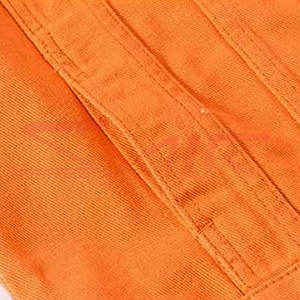 Chaqueta de mezclilla lavada de talla grande hecha a medida para hombre al por mayor, ropa de calle de retazos de dos tonos con relleno impermeable de algodón - Product Image 6