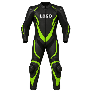 Traje de carreras de motos profesional de una pieza personalizado para hombres Ajuste cómodo Diseño de logotipo personalizado Motocicleta Auto Racing - Product Image 1