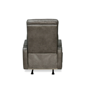 โซฟาแบบปรับเอนได้ทำจากไม้ที่นั่งเดี่ยวสไตล์โมเดิร์นสีเทาพร้อมกรอบไม้อเนกประสงค์ - Product Image 6