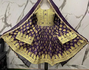 2025 Banjara Tribal Ethnique Vintage Kutchi Robe Superbe Qualité Afghan/Pakistan Traditionnel Multicolore Dentelle Robe Décorée - Product Image 4