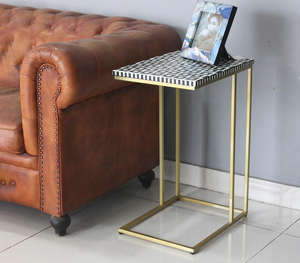 Large Size Living Room Console Table New Trend Metal Mother Pearls Latest Style <b>Home</b> Hotel Furniture Price Elegant Resin Crafts - Product Image 1